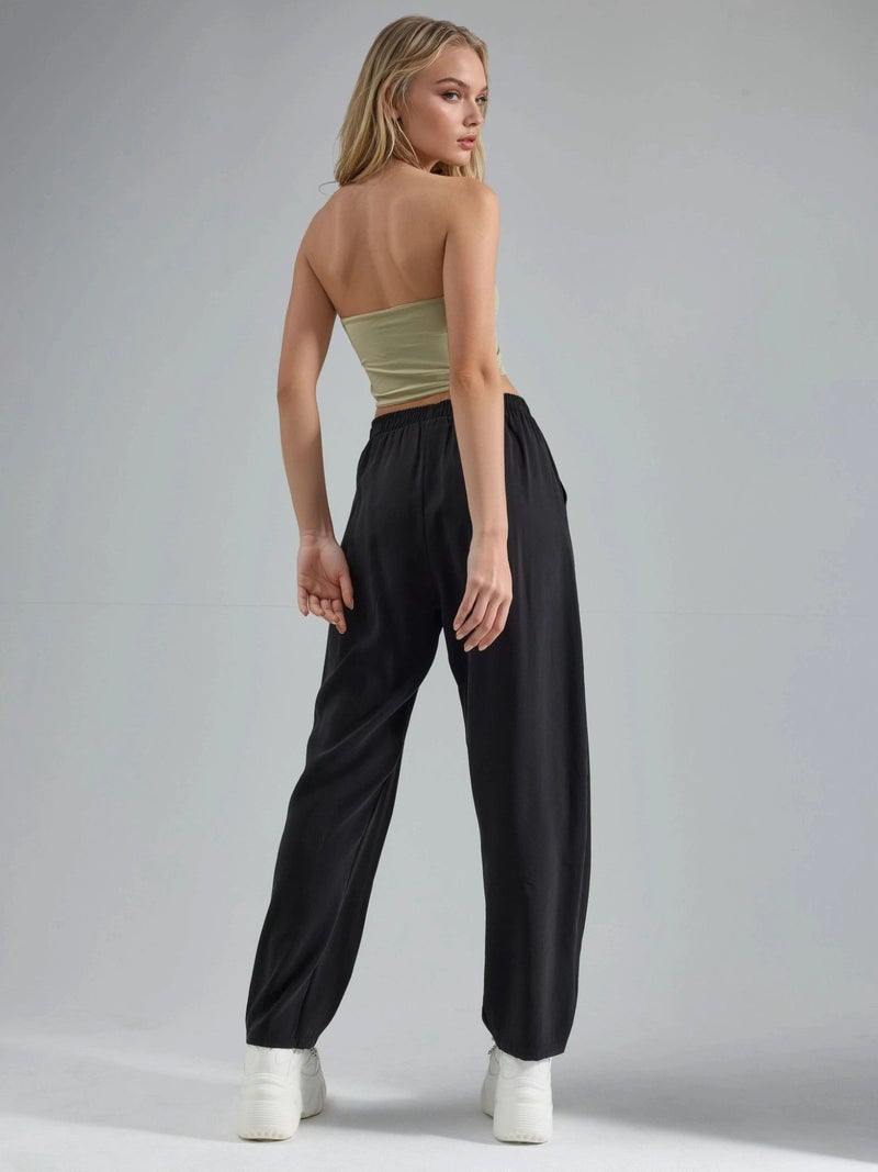 BUSEM Wide Leg Pleated Pants - Image 3